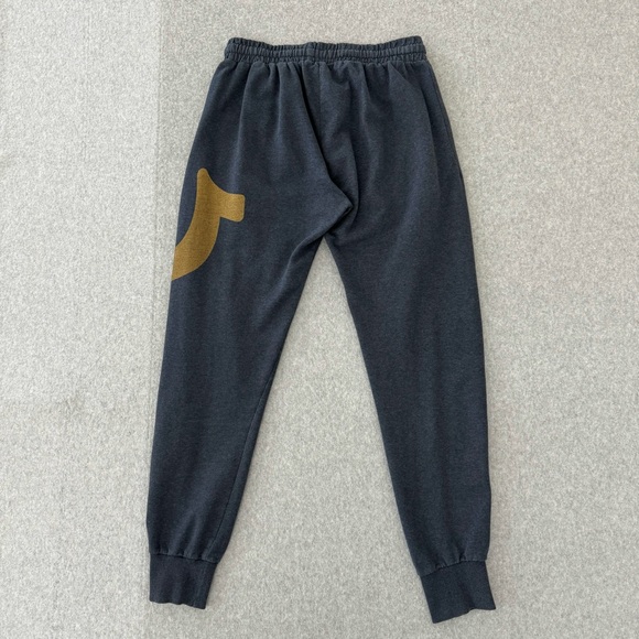 True Religion Jogger Mens Small Blue Gold Loungewear Sweatpants Pull On   READ - Picture 5 of 15